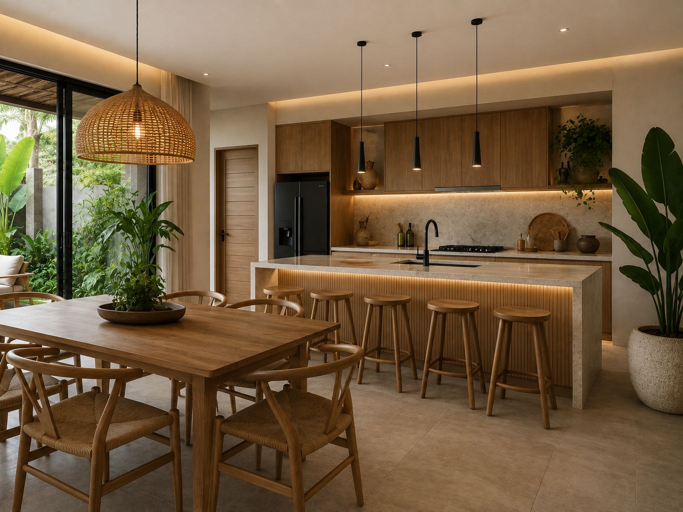 Gaya Modern Tropis